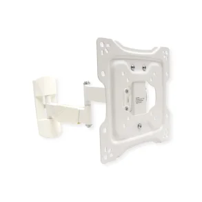 VALUE Wall Mount TV Holder, white, 5 Joints, <25 kg