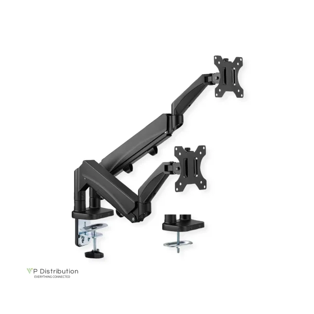 VALUE Monitor Arm, Dual, Detachable VESA Plate Design