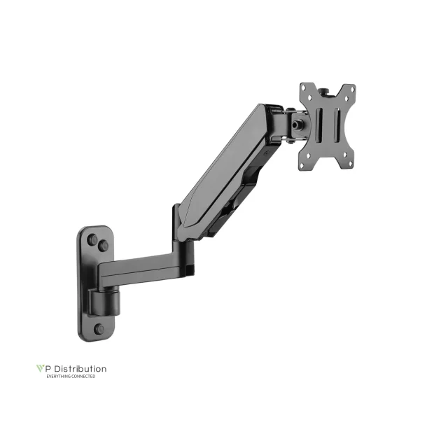 VALUE Wallmount Gas Spring Monitor Arm, 5 Joints