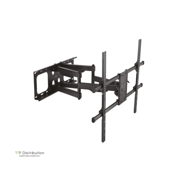 VALUE Solid Articulating Wall Mount TV Holder, up to 228.6cm (50" - 90") black