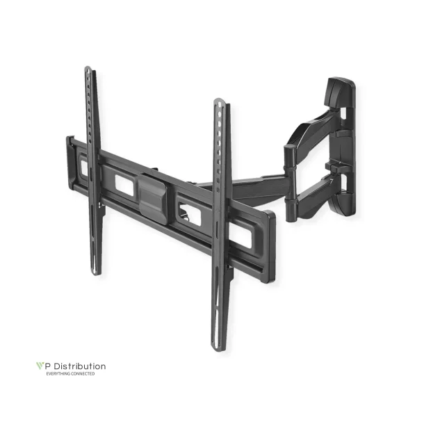 VALUE Solid Articulating Wall Mount TV Holder, up to 177.8cm (37" - 70") black