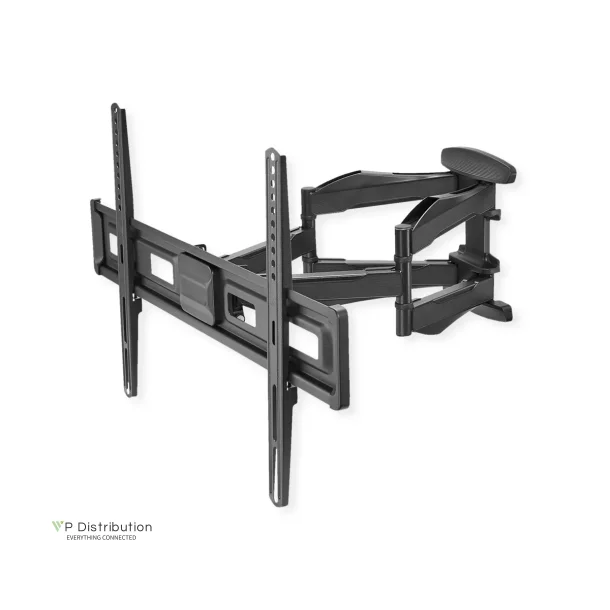 VALUE Solid Articulating Wall Mount TV Holder, up to 177.8cm (37" - 70") <45 kg, black