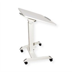 ROLINE PC Standing Workstation, height adjustable, tiltable, white