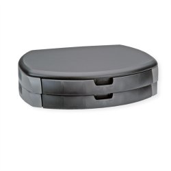 Dual Monitor/Printer Stand Trend, black