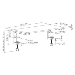 ROLINE Large Size Versatile Desktop Riser
