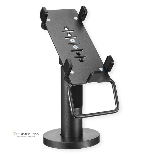 ROLINE Universal Swivel &amp; Tilt Credit Card Terminal Stand, black