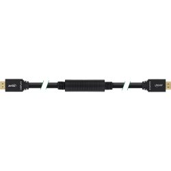 InLine&reg; Active High Speed HDMI Cable with Ethernet male gold plated black 30m