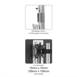 ROLINE Vertical VESA adjustment plate