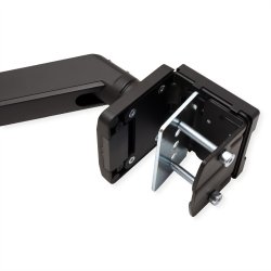 ROLINE LCD Monitor Stand Pneumatic, Desk Clamp, Pivot, max. 15 kg, 5 Joints