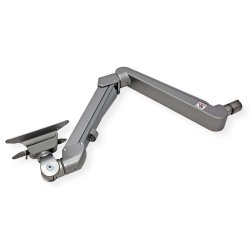 ROLINE Dual LCD Monitor Stand Pneumatic, Desk Clamp, Pivot, 2 Joints