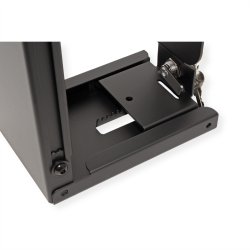 ROLINE Slim/Mini PC Holder, lockable, black