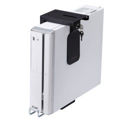 ROLINE Slim/Mini PC Holder, lockable, black