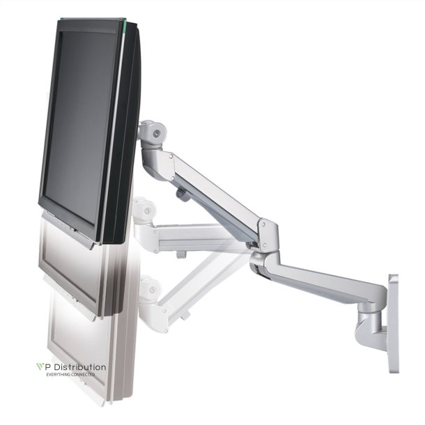 ROLINE LCD Monitor Stand Pneumatic, Wall Mount, Pivot, 2 Joints