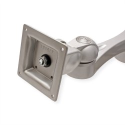 ROLINE Dual LCD Monitor Arm, Desk Clamp, 4 Joints