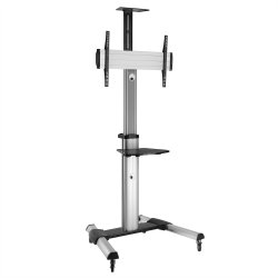 ROLINE LCD/TV Mobile Cart, up to 50kg, silver