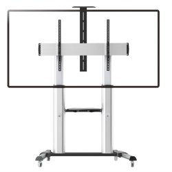ROLINE LCD/TV Mobile Cart, up to 100 kg, silver