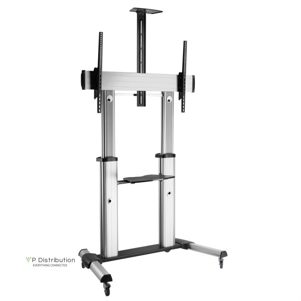 ROLINE LCD/TV Mobile Cart, up to 100 kg, silver