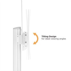 ROLINE Ultra Large LCD/TV Mobile Cart, TV < 304cm (70" - 120"), up to 140 kg, black