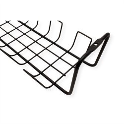 ROLINE Grid Cable Organizer, Under Desk Mount (2 pieces), black