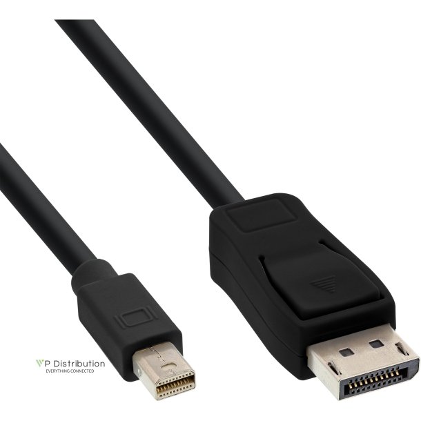 InLine&reg; Mini DisplayPort to DisplayPort Cable black 5m