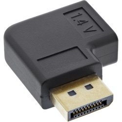 InLine DisplayPort Adaptor, DisplayPort male/female left angled
