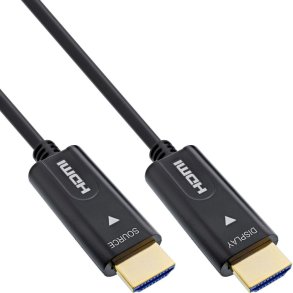 InLine HDMI AOC cable, High Speed HDMI with Ethernet, 4K/60Hz, male / male, 10m