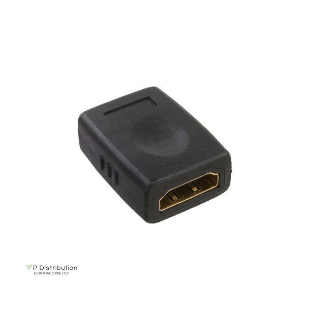 InLine HDMI Adapter HDMI A female to female with gold plated