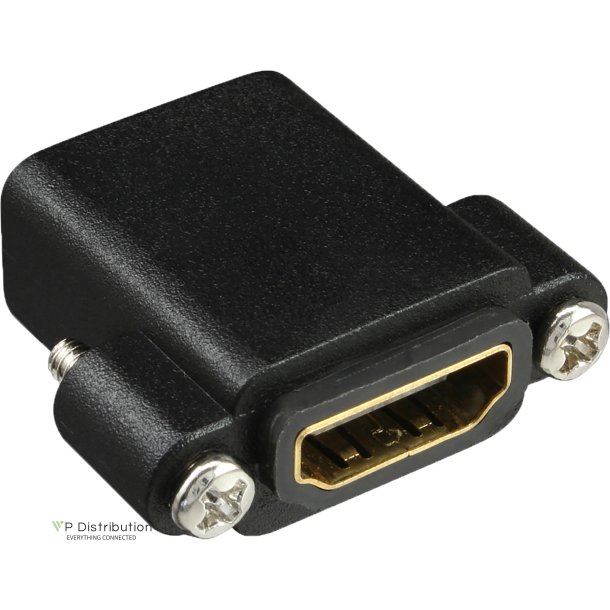 InLine&reg; HDMI Adapter Type A female to A female gold plated with flange, 4K2K