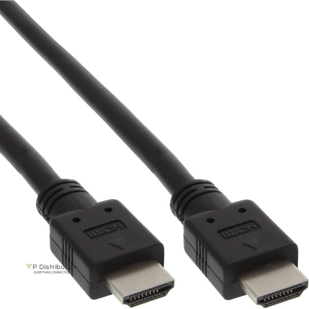 InLine&reg; HDMI Cable High Speed male to male black 7.5m