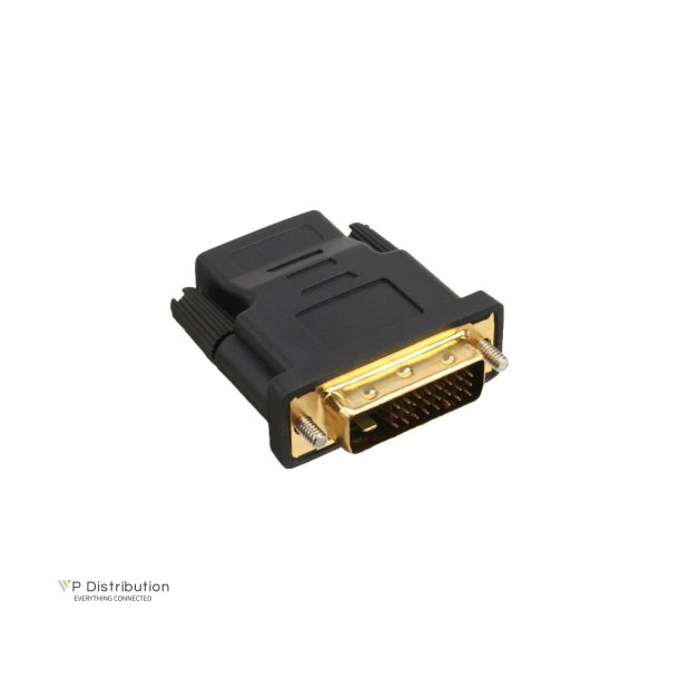 InLine HDMI to DVI Adapter female to male gold plated