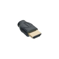 InLine HDMI Adapter HDMI A male to HDMI D female gold plated