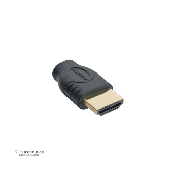 InLine HDMI Adapter HDMI A male to HDMI D female gold plated