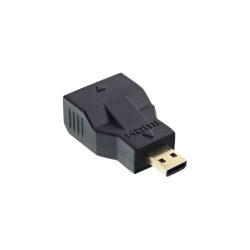 InLine HDMI Adapter HDMI C female to HDMI D male gold plated