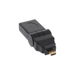 InLine HDMI Adapter Type A female to D male swing type gold plated