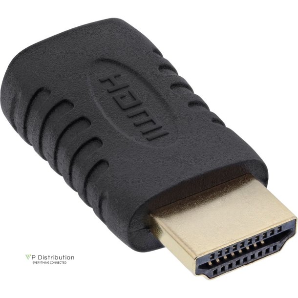 InLine HDMI Adapter HDMI male to Mini HDMI female gold plated