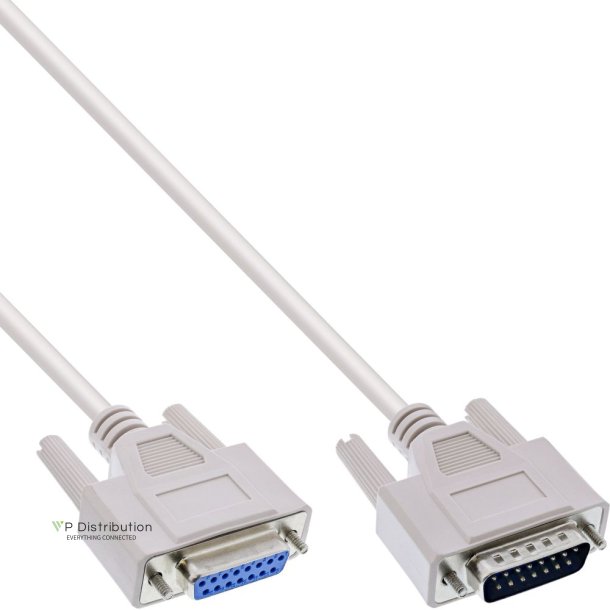 InLine Gameport Extension Cable DB15 male to female 5m