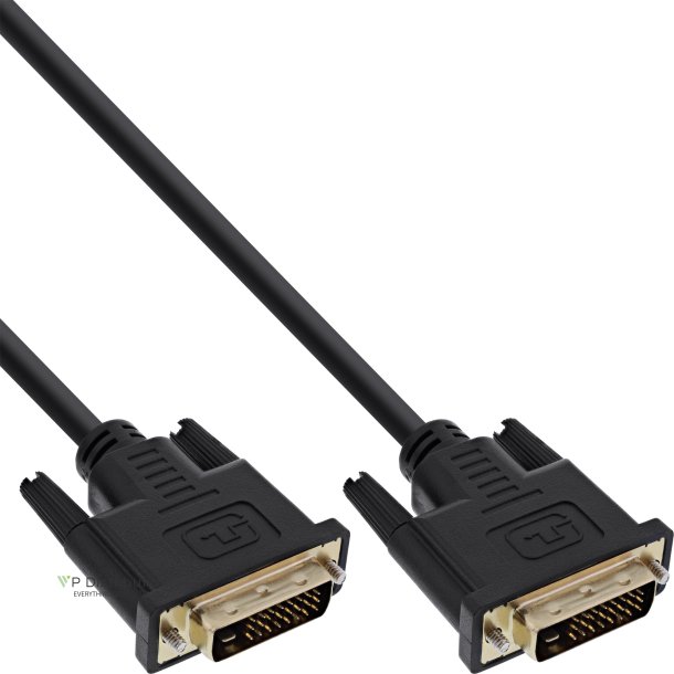 InLine&reg; DVI-D Cable Premium 24+1 male to male Dual Link gold plated 1m