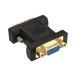 InLine DVI-A Adapter DVI 12+5 male to VGA 15HD female gold plated