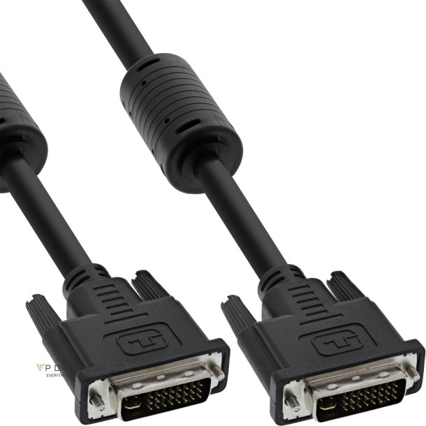 InLine&reg; DVI-I Cable 24+5 male to male Dual Link 1.8m