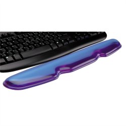 Wrist Pad f. Keyboard, transparent blue