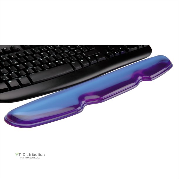 Wrist Pad f. Keyboard, transparent blue