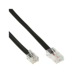 InLine&reg; Modular Cable RJ45 8P4C to RJ11 6P4C 15m