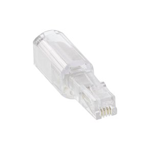 InLine® Twist-Stop for telephone receiver 4P4C male / female