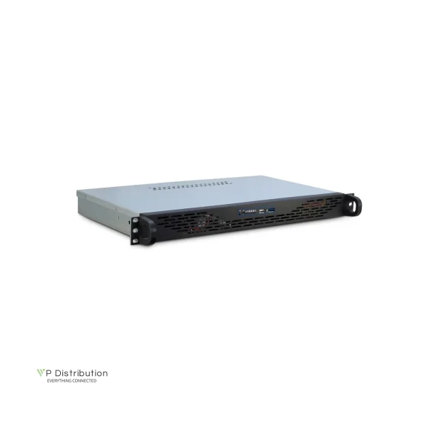 VALUE 19" Industrial Rack - Mount Server Chassis, 1UH, black