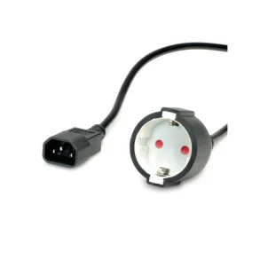 VALUE Power Cable, German Socket/C14, 0.3m