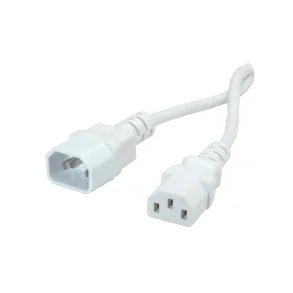 VALUE Monitor Power Cable, IEC320 C14 - C13, white, 1.8m