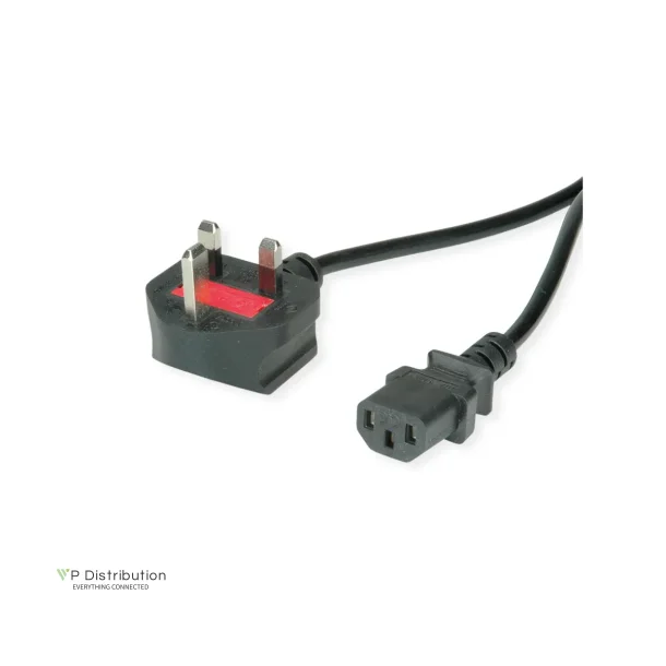 VALUE Power Cable, UK Version, C13 - Plug (10A), 1.8m