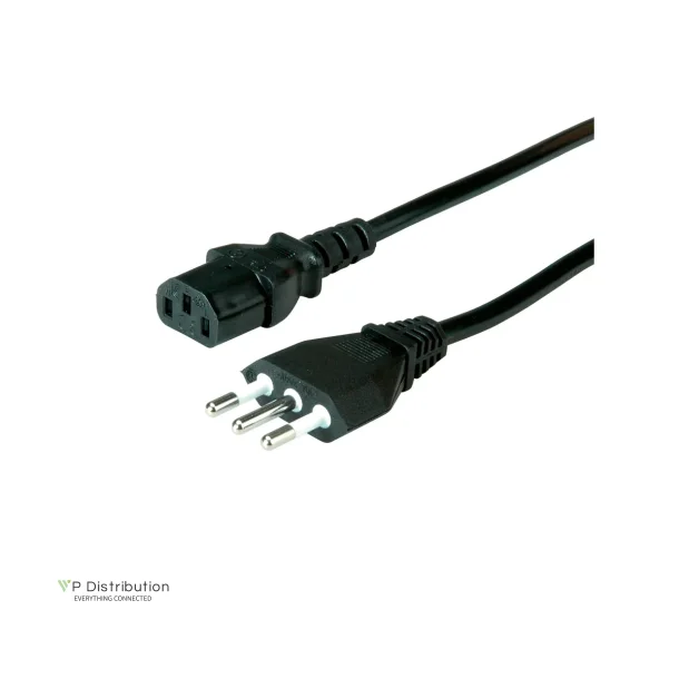 VALUE Power Cable Italian Version, 3 - pin - C13, 1.8m