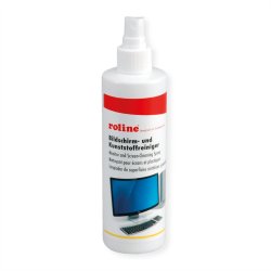 ROLINE Monitor- and Plastic-Cleaner, 250 ml