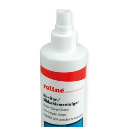 ROLINE TFT Cleaner with microfiber cloth, 250 ml